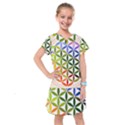 Mandala Rainbow Colorful Kids  Drop Waist Dress View1