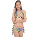 Mandala Rainbow Colorful Tie It Up Bikini Set View1