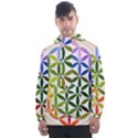 Mandala Rainbow Colorful Men s Front Pocket Pullover Windbreaker View1