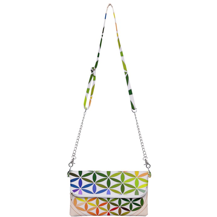 Mandala Rainbow Colorful Mini Crossbody Handbag