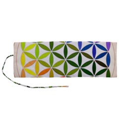 Mandala Rainbow Colorful Roll Up Canvas Pencil Holder (m) by Grandong