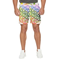 Mandala Rainbow Colorful Men s Runner Shorts