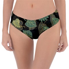 Autumn Fallen Leaves Dried Leaves Reversible Classic Bikini Bottoms by Grandong