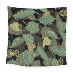 Autumn Fallen Leaves Dried Leaves Square Tapestry (large) by Grandong