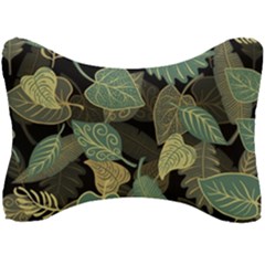 Autumn Fallen Leaves Dried Leaves Seat Head Rest Cushion by Grandong