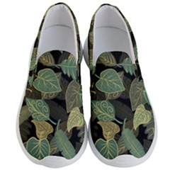 Autumn Fallen Leaves Dried Leaves Men s Lightweight Slip Ons by Grandong