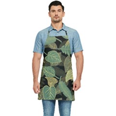 Autumn Fallen Leaves Dried Leaves Kitchen Apron