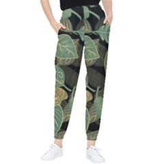 Autumn Fallen Leaves Dried Leaves Women s Tapered Pants by Grandong