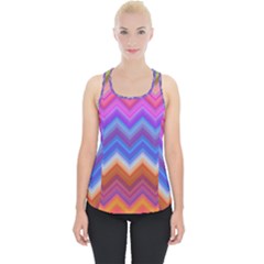 Pattern Chevron Zigzag Background Piece Up Tank Top by Grandong