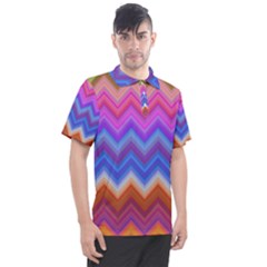 Pattern Chevron Zigzag Background Men s Polo Tee by Grandong