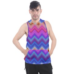 Pattern Chevron Zigzag Background Men s Sleeveless Hoodie by Grandong