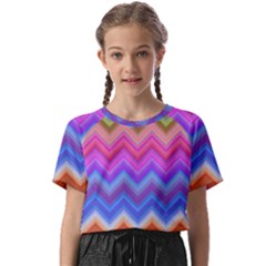 Pattern Chevron Zigzag Background Kids  Basic Tee by Grandong