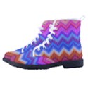 Pattern Chevron Zigzag Background Women s High-Top Canvas Sneakers View2