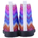 Pattern Chevron Zigzag Background Women s High-Top Canvas Sneakers View4