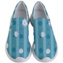 Gardenia Flowers White Blue Women s Lightweight Slip Ons View1