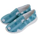 Gardenia Flowers White Blue Women s Lightweight Slip Ons View2