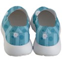 Gardenia Flowers White Blue Women s Lightweight Slip Ons View4