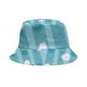 Gardenia Flowers White Blue Inside Out Bucket Hat View4