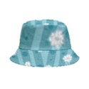 Gardenia Flowers White Blue Inside Out Bucket Hat View5