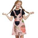 Japanese Street Food Soba Noodle In Bowl Pattern Kids  Apron Dress View1