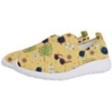 Seamless Pattern Of Sunglasses Tropical Leaves And Flower Men s Slip On Sneakers View2