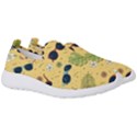 Seamless Pattern Of Sunglasses Tropical Leaves And Flower Men s Slip On Sneakers View3