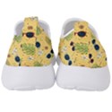 Seamless Pattern Of Sunglasses Tropical Leaves And Flower Men s Slip On Sneakers View4