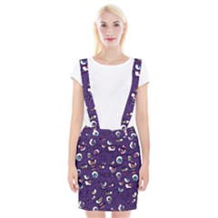 Eye Artwork Decor Eyes Pattern Purple Form Backgrounds Illustration Braces Suspender Skirt