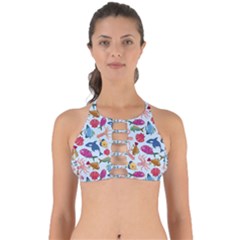 Sea Creature Themed Artwork Underwater Background Pictures Perfectly Cut Out Bikini Top by Grandong