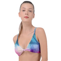 Heart Design Knot Up Bikini Top by Trending