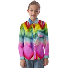 Heart Design Kids  Long Sleeve Shirt