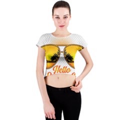 Images (32) Crew Neck Crop Top by Rana123Shop