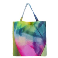 Heart Design Grocery Tote Bag