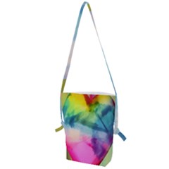 Heart Design Folding Shoulder Bag