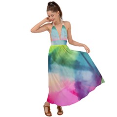 Heart Design Backless Maxi Beach Dress by Trending