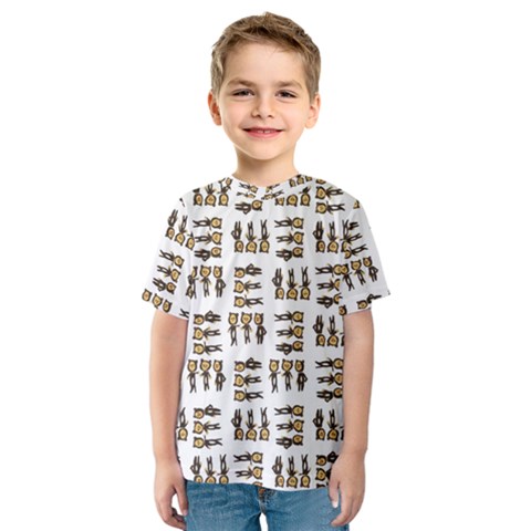 Sketchy Bear Kiddos Kids  Sport Mesh Tee by dflcprintsclothing