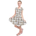 Sketchy Bear Kiddos Kids  Short Sleeve Dress View1