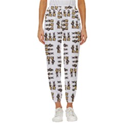 Sketchy Bear Kiddos Women s Cropped Drawstring Pants