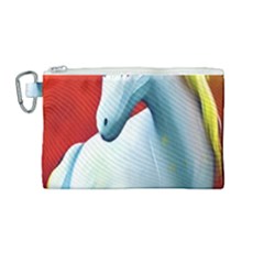 Unicorn Design Canvas Cosmetic Bag (medium)