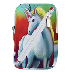 Unicorn Design Belt Pouch Bag (large) by Trending