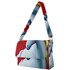 Unicorn Design Full Print Messenger Bag (l) by Trending