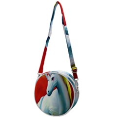 Unicorn Design Crossbody Circle Bag by Trending