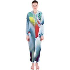 Unicorn Design Hooded Jumpsuit (ladies) by Trending