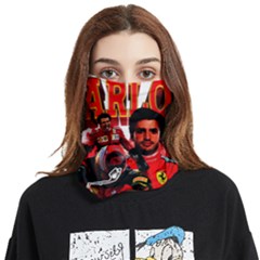 Carlos Sainz Face Covering Bandana (two Sides) by Boster123