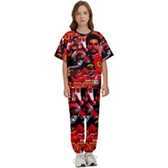 Carlos Sainz Kids  Tee And Pants Sports Set by Boster123