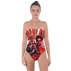 Carlos Sainz Tie Back One Piece Swimsuit by Boster123