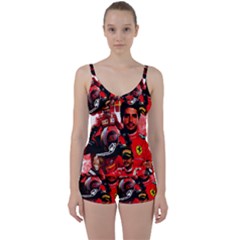 Carlos Sainz Tie Front Two Piece Tankini by Boster123