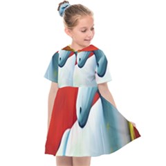 Unicorn Design Kids  Sailor Dress