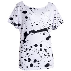 Monochrome Mirage  Women s Oversized Tee by dflcprintsclothing