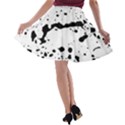 Monochrome Mirage  A-line Skater Skirt View2